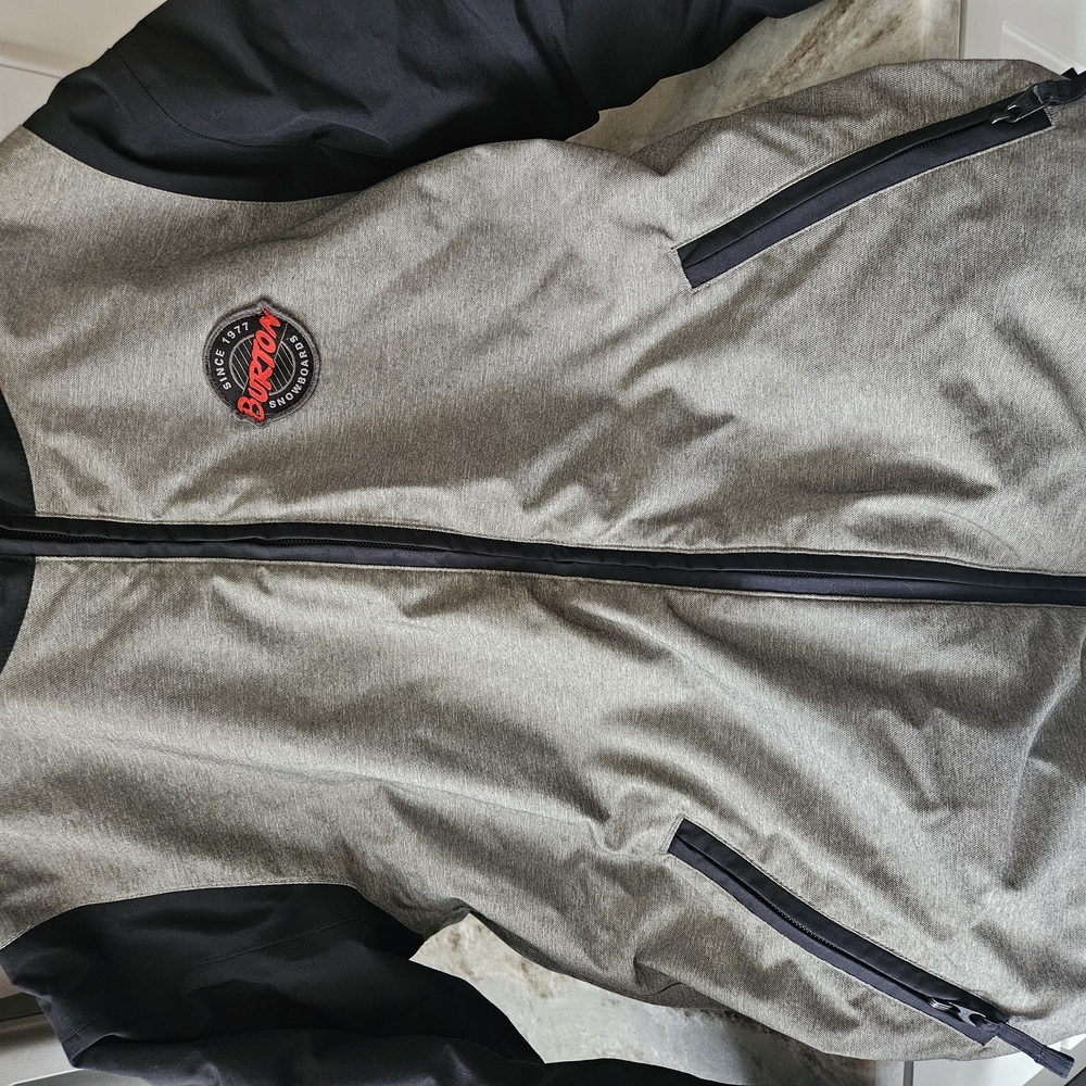 Burton Boys Gray and Black Winter Jacket